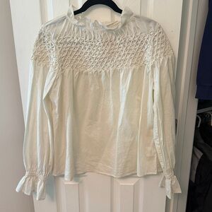 Merlette Smocked Blouse Top